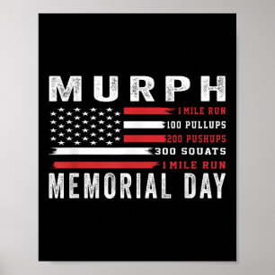 Affiche Murph Challenge American Memorial Day entraînement