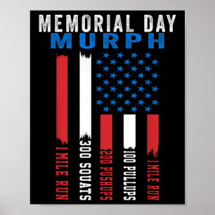 Affiche Murph Challenge American Memorial Day entraînement