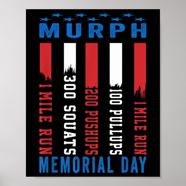 Affiche Murph Challenge American Memorial Day Workout (Devant)