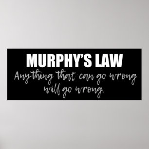 Affiche Murphy's Law