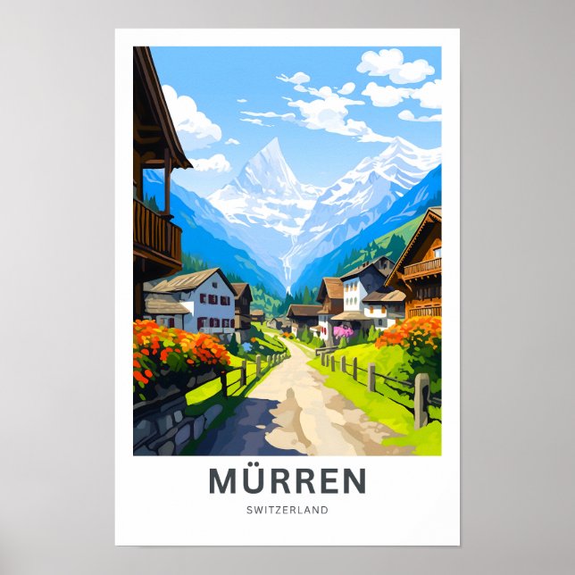 Affiche Murren Suisse Imprimer (Devant)