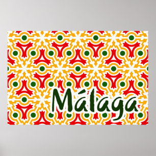 Affiche Murs de rue de Malaga 1