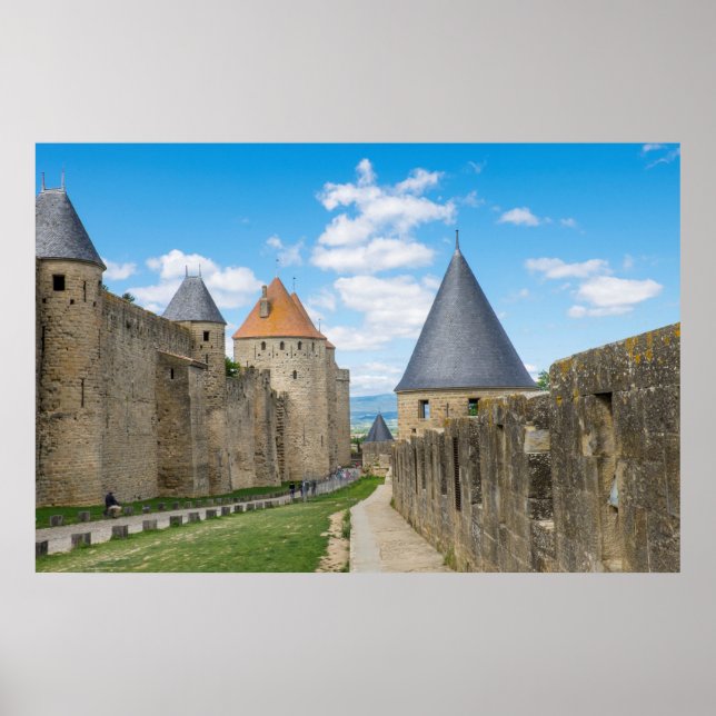 Affiche Murs médiévaux de Carcassonne (Devant)