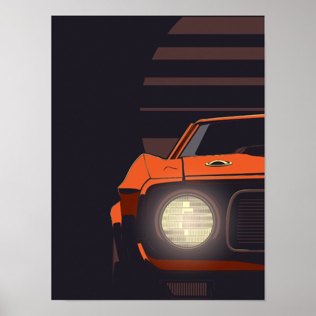 Affiche Muscle Américain Classique (Devant)