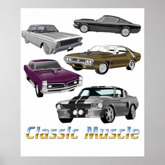 Affiche muscle classique (Devant)