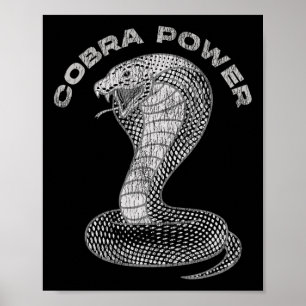 Affiche Muscle de serpent d'alimentation du roi Cobra vint