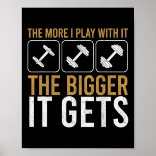 Affiche Muscles Obtenir Plus Grande Bodybuilding Gym Entra