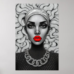 Affiche Muse Noir