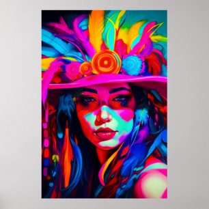 Affiche Muse vibrante