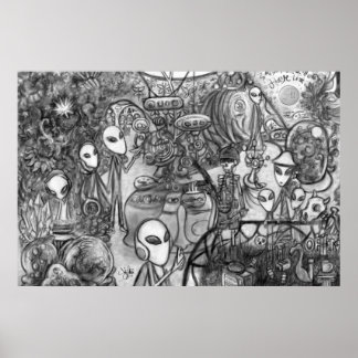 Affiche Musée Alien