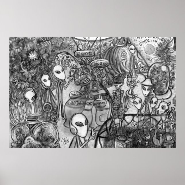 Affiche Musée Alien (Devant)