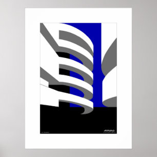 Affiche Musée d'art d'Aros - passpartout