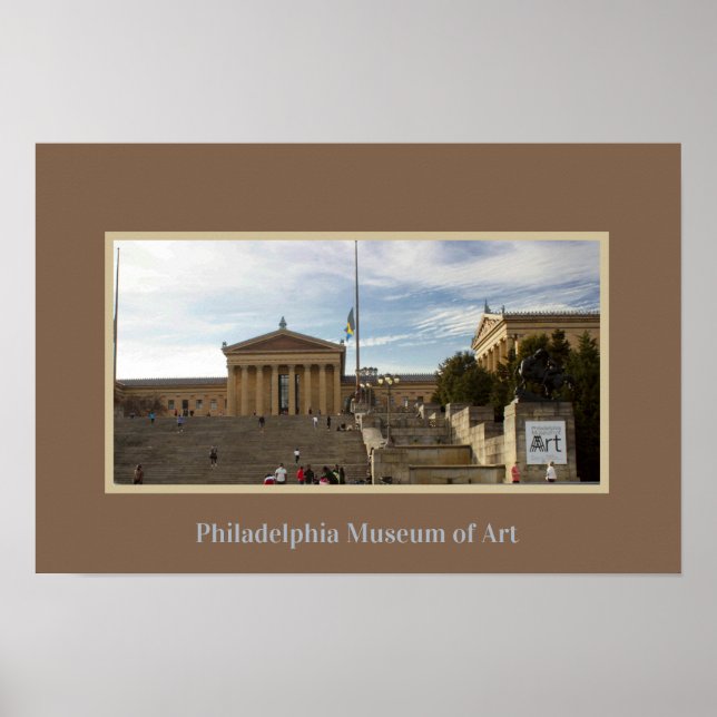 Affiche Musée d'Art de Philadelphie (Devant)