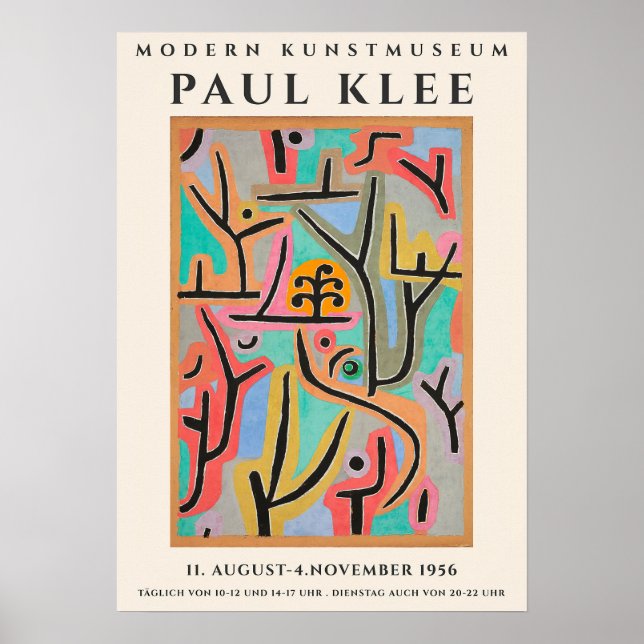 Affiche Musée d'Art Moderne (Devant)