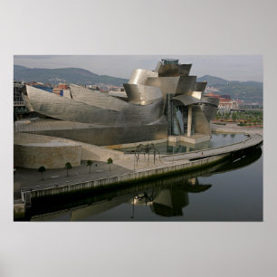Affiche Musée de Guggenheim à Bilbao, Espagne