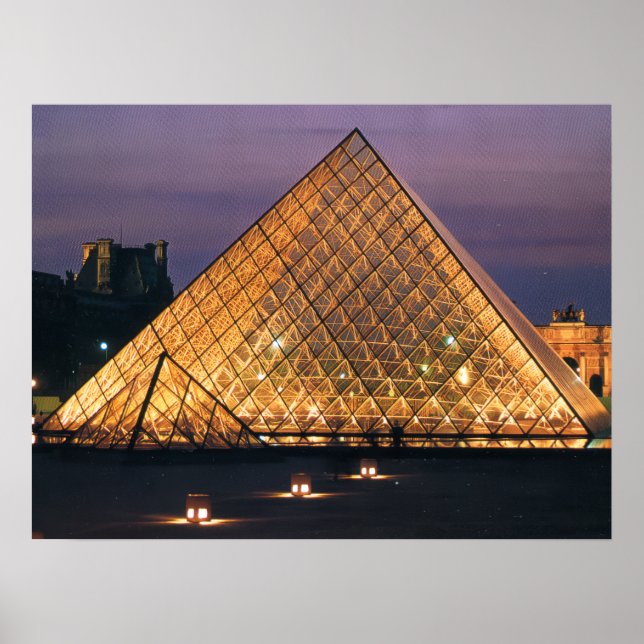 Affiche Musée du Louvre (Devant)