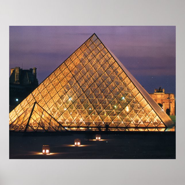 Affiche Musée du Louvre (Devant)
