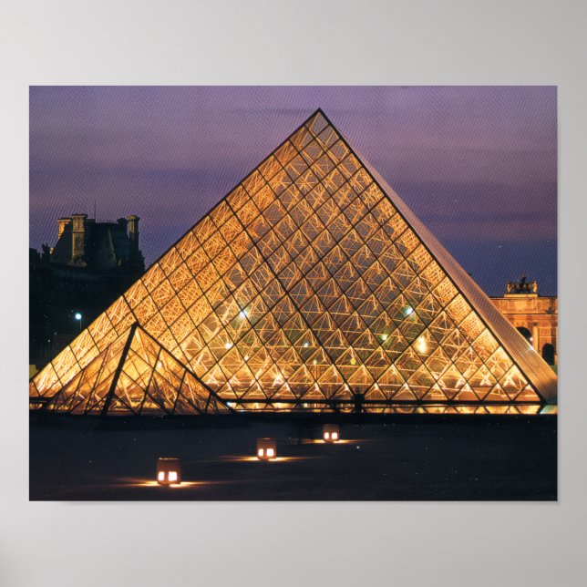 Affiche Musée du Louvre (Devant)