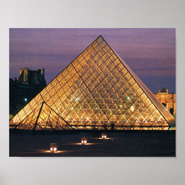 Affiche Musée du Louvre (Devant)