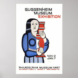 Affiche Musée Guggenheim Exposition Musée de Philadelphie
