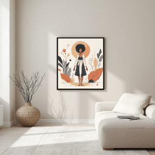 Affiche Musée Moderne – Géométrie Féminine Abstraite I