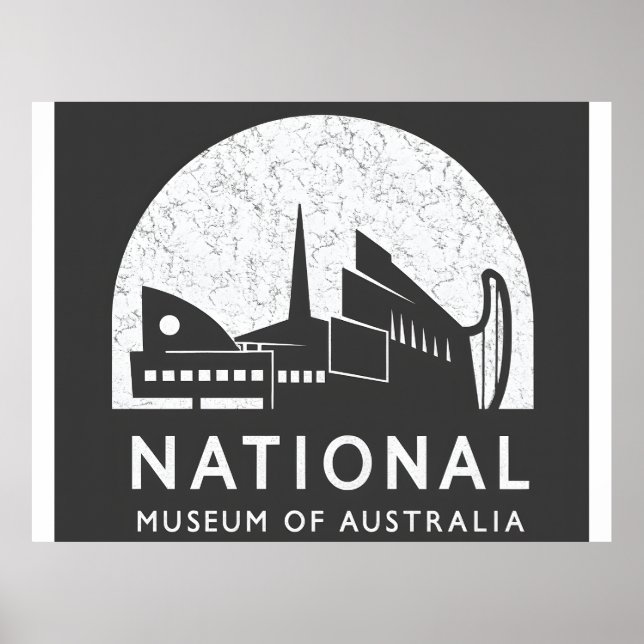 Affiche Musée national d'Australie Art mural. (Devant)