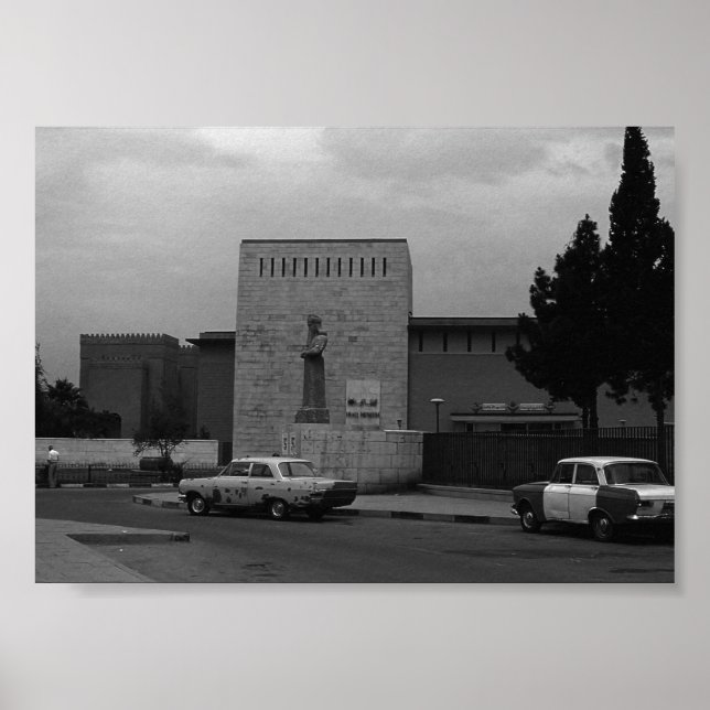 Affiche Musée Vintage Iraq de Baghdad (Devant)