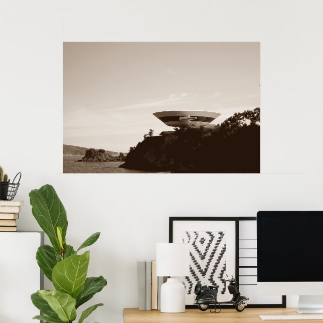 Affiche Museu de arte contemporanea2 (Bureau à domicile)