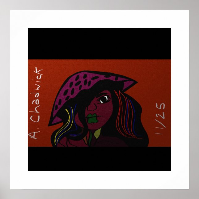 Affiche Mushroom Girl (Devant)