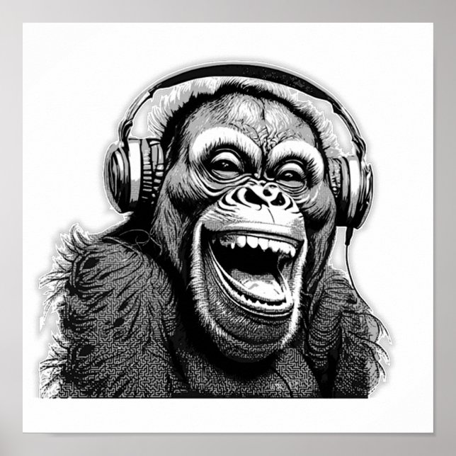 Affiche Music Ape (Devant)