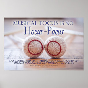 Affiche Music Focus - Citations Inspirationnelles Sur La M