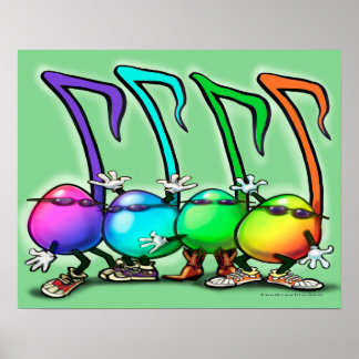 Affiche Music Notes Party