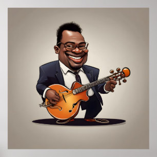 Affiche musiciens de jazz