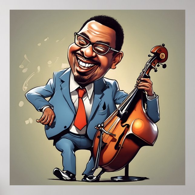 Affiche musiciens de jazz (Devant)