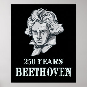 Affiche Musique - 250 Ans De Ludwig van Beethoven
