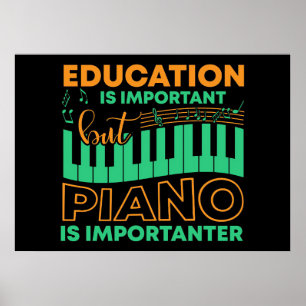 Affiche Musique Art Education Et Piano