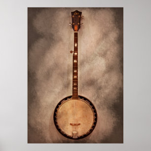 Affiche Musique - Chaîne - Banjo