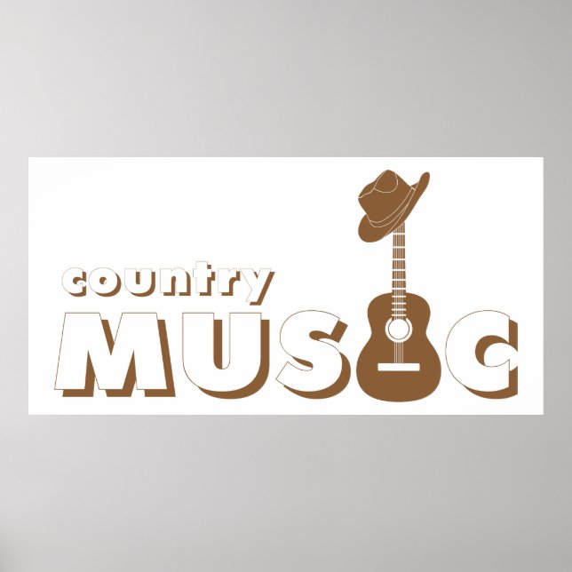 Affiche Musique country (Devant)