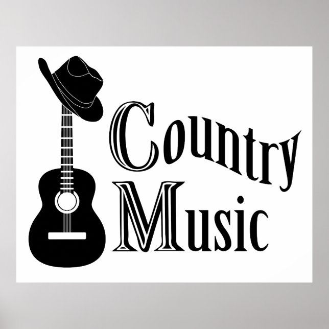 Affiche Musique country (Devant)