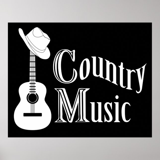 Affiche Musique country (Devant)