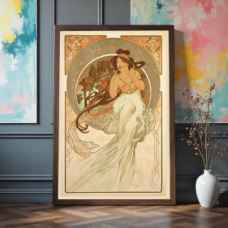 Affiche Musique d'Alphonse Mucha