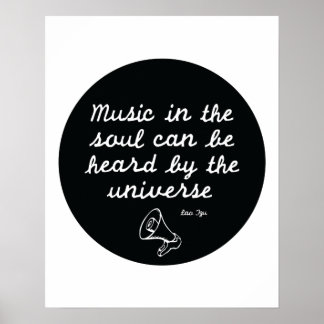 Affiche Musique dans l'âme - Lao Tzu