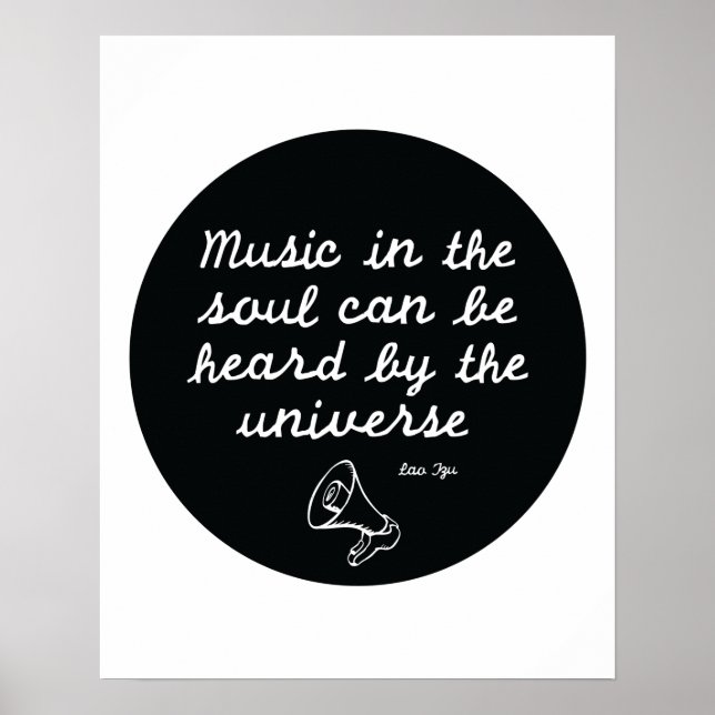 Affiche Musique dans l'âme - Lao Tzu (Devant)