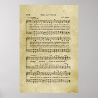 Musique de feuille de gospel doucement et tendreme
