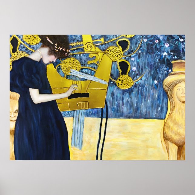 Affiche Musique de Gustav Klimt (Devant)