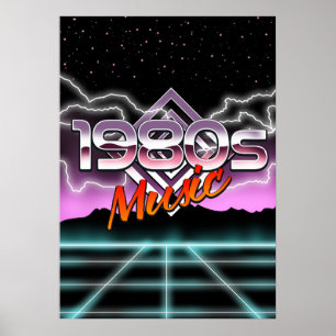 Affiche Musique des années 1980