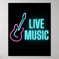 Musique en direct Neon Guitare