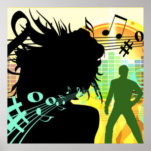 Affiche Musique et notes