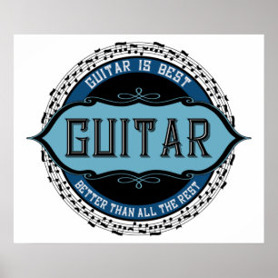 Affiche Musique guitare Cercle
