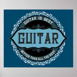 Affiche Musique guitare Cercle